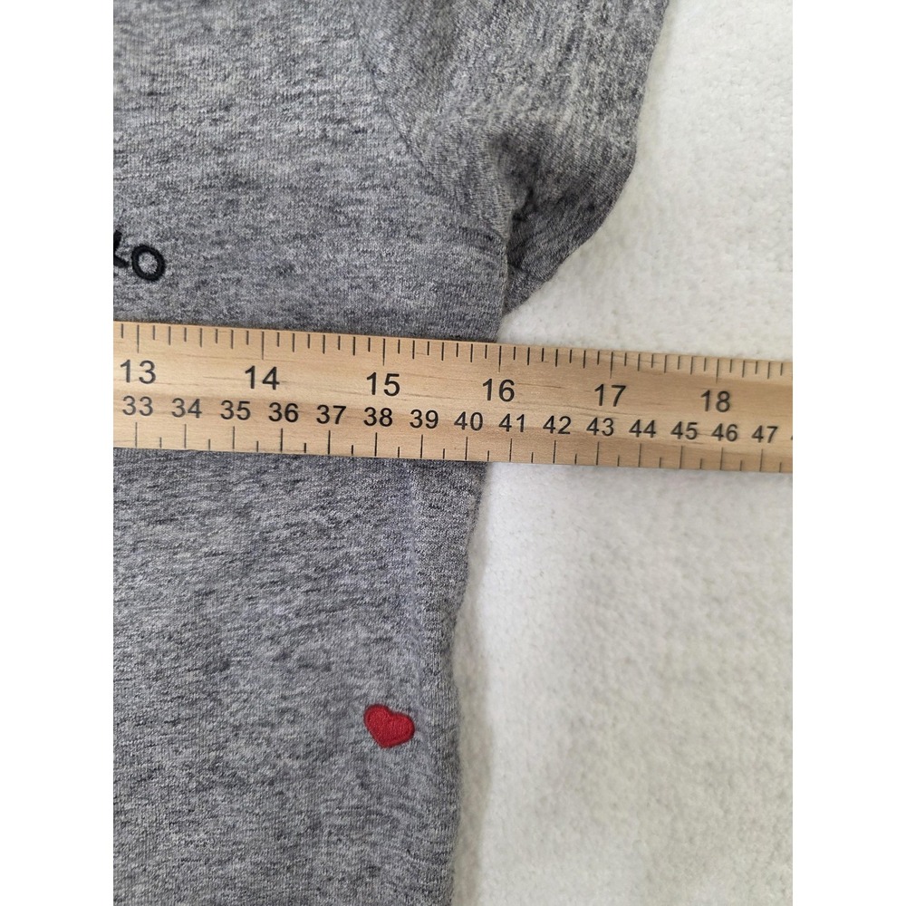 Polo Ralph Lauren Shirt Womens Small Gray Heart Logo Short Sleeve Embroidered - Picture 10 of 11